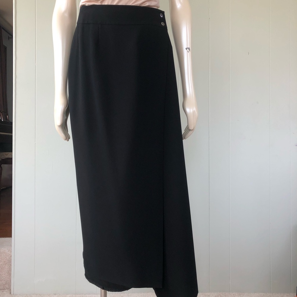 Vintage black wrap skirt Liz Claiborne
